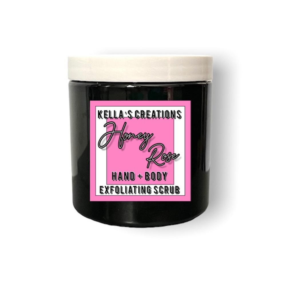 8oz Honey Rose Hand Scrub